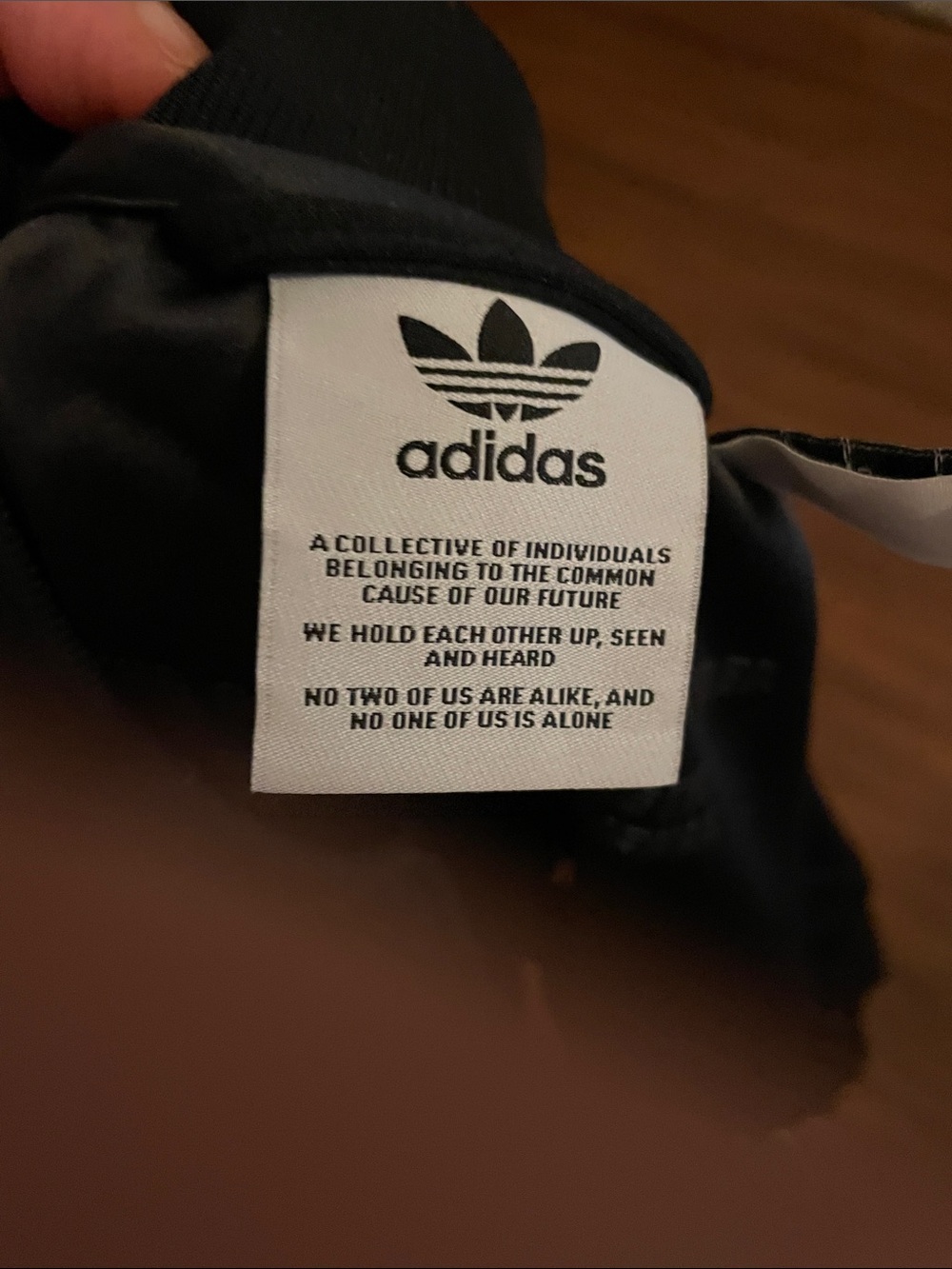 adidas Originals Black Cropped Bomber Jacket with Sheer Sleeves - Picture 14 of 16
